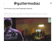 Tablet Screenshot of guillermodiaz.com